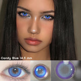 Yeknu  Color Contact Lenses for Eyes Cosmetics Color Lens Eyes Cosplay Anime Accessories Blue Big Eyes Lenses Eye Contact Lenses