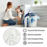 Yeknu New Panda Plush Autumn Winter Warm Blanket  Four-season Thermal Sofa Blanket for Throw Soft Comfortable Napping Blanket Knee Leg