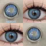 Yeknu  Blue Contact Lenses for Eyes Fashion Color Pupils Beauty Green Lenses Natural Eye Color Lenses for Myopia 1 Pair Cosplay