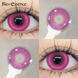 Yeknu  1 Pair Korean Lenses Popular Color Contact Lenses Fashion Y2K Lenses Korean Lenses Pink Lenses for Cosplay