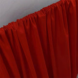 Yeknu  1meter Red Burgundy Rust Chiffon Fabric Drape Georgette For Dress Skirt, Shirt, Dress, Decoration ,Handmade DIY Cloth Material