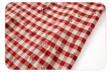Yeknu  Japanese Prairie Chic O-Neck Flying Sleeve  Mini Dress Women Vintage Plaid Slim A-Line Dress Summer Sweet Sexy One-Piece Frocks