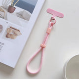 Yeknu  Adjustable Lanyard Hanging Rope Hand Wrist Strap for Mobile Cell Phone Universal Short Keychain Colorful Security Wristband