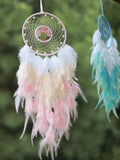 Yeknu  Dream Catcher Festival Gift Hanging Ornament Girl Heart Forest System Dream Catcher Modern Simple Iron Living Room Birthday