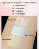 Yeknu  Cute Bear Liquid High Gloss Pen High Quality Soft Brushes Head Makeup Highlighter Pearllight Brightening Eye and Nose Cosmetics