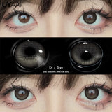 Yeknu  1 Pair Fashion Lenses Colored Contact Lenses for Eyes Beauty Green Eyes Lenses Natural  Brown Lens Grey Lens