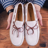 Yeknu   Men Casual Shoes Luxury Brand comfortable Slip on Formal Loafers Men Moccasins Italian Soft Male Driving Shoes