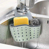 Yeknu  Kitchen Sink Holder Hanging Drain Basket Adjustable Soap Sponge Shelf Organizer Bathroom Faucet Holder Rack Kitchen Accessories