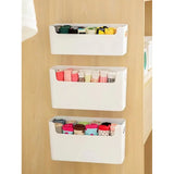 Yeknu  2-pack wardrobe clothing storage box wall-mounted for underwear, bras, socks wardrobe