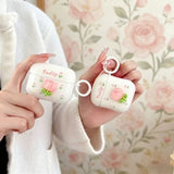 Yeknu  Cute and elegant tulip and sunflower flowers are suitable for headphone protective covers