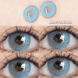 Yeknu  2PCS Contact Lenses Myopia Beauty Blue Lenses Cosmetic Pupils Natural Color Lens Eyes with Degree High Quality Lenses