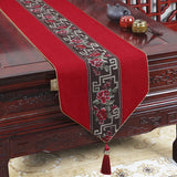 Yeknu Chinese Table Flag Cover Cloth Dustproof Shoe Cabinet Home Kitchen Restaurant Wedding Table Decoration Bed Runner New