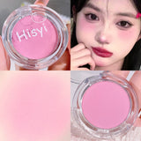 Yeknu  monochrome blush whitening matte cosmetics vitality girl nude makeup natural smudge monochrome blush plate