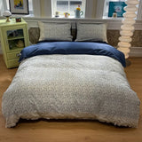 Yeknu  French style new comfortable wrinkled yarn printed lace four-piece set student dormitory three-piece set