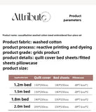 Yeknu  Duvet cover set (1*Duvet Cover + 2*Pillowcase, sheet), Butterfly knot yarn embroidery Bedding Set, Soft Comfortable