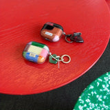 Yeknu  Maillard retro splicing color plaid for AirPods4 protective case Apple AirPods 1 /3 earphone cover