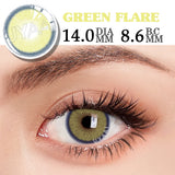 Yeknu  2Pcs/Pair Natural Color Contact Lenses For Eyes New Flare Colorcon Lenses Beauty Eye Color Contacts Natual Look Cosmetic