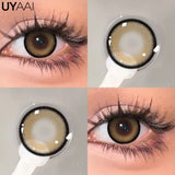 Yeknu  Color Contact Lenses Black Lens For Eye Cosmetic Woman accesories Blue Eyes Contact Makeup Beauty Colorcon Water Light