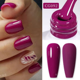 Yeknu  10ml Gold Glitter Gel Nail Polish Crystal Semi Permanent Soak Off UV Gel Varnish Nail Art Manicure Base Top Coat