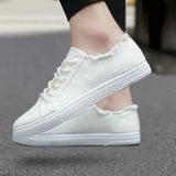 Yeknu  Summer Breathable Sneakers Men Canvas Shoes Slip On Loafers Men Comfty Casual Men Shoes Lightweight Flats Men‘s’ Walking
