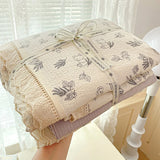 Yeknu Ins Floral Bedding Set Princess Duvet Cover Set Bed Linen Flat Sheets Set 2 Pillowcases Single Double Queen Size Back To School