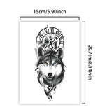 Yeknu  10Pcs Temporary Tattoo Sticker, Long-lasting and Waterproof, Realistic Fake Tattoos for Man or Women, For Arm, Waist, Chest, Leg