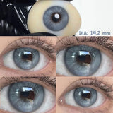 Yeknu  2pcs Natural Color Contact Lenses Green Contact Lens With Myopia Cosmetics Beauty Pupils Yearly Use New Fast shipping