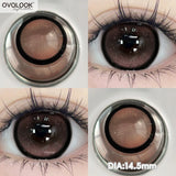 Yeknu   Pair Super Contact Lenses for Eyes Fashion Color Pupils Makeup Eye Lenses Green Contact Lenses Pink Brown Blue Lenses