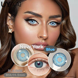 Yeknu  Contact Lenses Beauty Color Contact Blue Eye Color Lenses Natual Black Lenses Woman Accesories Natural Contact Lenses