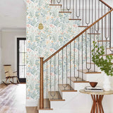 Yeknu  Floral Peel and Stick Wallpaper Boho Contact Paper Flower Removable Self Adhesive Waterproof Wallpaper for Bathroom Bedroom