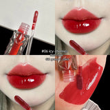 Yeknu  Lip Gloss Long-lasting Moisturizing Easy Halo-dyeing Waterproof Mirror Water Glass Lip Gloss Transparent Color Cosmetics