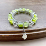 Moonlight Crystal Bracelet Opal Sea Blue Treasure Light Luxury Elastic Bracelet for Girls Women Fashion Gift Jewelry Accessories