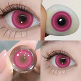 Yeknu  Cosmetics Color Contact Lenses Cosplay Red Color Lens Anime Black Lenses Korean Lenses Grow Eye Big Eye lens Blue Lenses