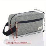 Yeknu  Oxford Cloth Large Capacity Makeup Bag. Travel Storage Bag, Men's Grooming Bag for Business Trips, Multifunctional Storage