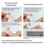 Yeknu 10Pcs Handmade Press on Nails Full Cover Cute Cat Eye Glitter Design Short Ballerina False Nails Wearable Manicure Nail Tips Art