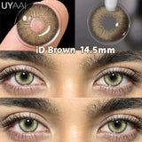 Yeknu   Color Contact Lenses NEW iD Series Beauty Green Lens Makeup Colorcon Fashion Black Eyes Lens Natural Brown Lenses For Eyes