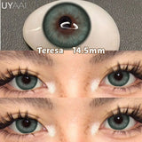Yeknu   Color Contact Lenses NEW iD Series Beauty Green Lens Makeup Colorcon Fashion Black Eyes Lens Natural Brown Lenses For Eyes
