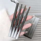 Yeknu  Silky Long-lasting Eye Liner Pencil  Eyeliner Pen Natural Matte Wine Red Eyeliner Easy To Color Waterproof Eye Make Up Cosmetics