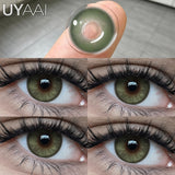 Yeknu  New 1 Pair Colorful Contact Lenses for Eyes Fashion Natura Gray Eye Contacts Blue Eye Lenses Green Lenses Yearly