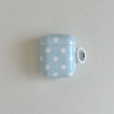 Yeknu  ins Korean gray-blue polka dot simple application airpods4 earphone cover pro3 new airpodspro2 protective cover 3rd