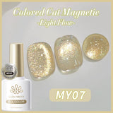 Yeknu  10ml Fantasy Colored Cat Magnetic Gel Nail Polish Ultra Shine Glitter Semi Permanent Soak Off UV LED Vernis Manicure