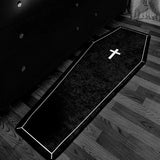 Yeknu Cross Black White Minimalist Carpet Comfortable Refreshing Bedroom Decoration Carpets Dirty Easy To Clean Corridor Rug Tapete IG