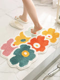 Yeknu  Mat Anti-Slip Water Absorbent Door Mat Home Use Entrance Floor Mat Batoom Carpet Simple Sle hine Wa...