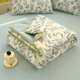 Yeknu Washed Double Gauze Spring Summer Quilt Queen Grade A Lightweight Comforter Soya Fibre Filling Soft Breathable Summer Blanket