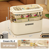 Yeknu  Large Capacity Family Medicine Organizer Storage Box Multifunctional First Aid Kit Pill Container Emergency Pharmacy Box