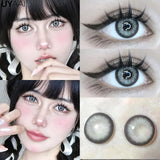 Yeknu  Color Contact Lenses with Diopters Korean Eye Contacts Lenses Colorcon Black Lenses High Quality Natural Optical Lenses