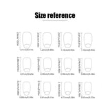 Yeknu  24 long coffin shaped press on nails 3D butterfly gorgeous fake nails with 1 nail glue and 1 nail file QXJ-CZ044