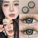 Yeknu  1 pair Natural Lenses Korean Lenses Colored Contact Lenses with Prescription Blue Lenses Big Eye Lenses Wholesales