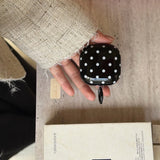 Yeknu  Simple polka dots on black background, suitable for Huawei FreeClip2 earphone case freebuds7i earphone case 6i case se2