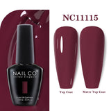 Yeknu  Flower Nude Red Pink Colors Series 15ml Gel Lacquer Lakiery Hybrydowe UV Nail Art Gel Varnishes For Nails Gel Nail Polish